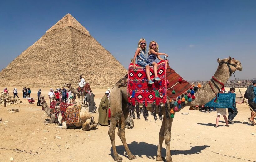 Giza Pyramids and Cairo