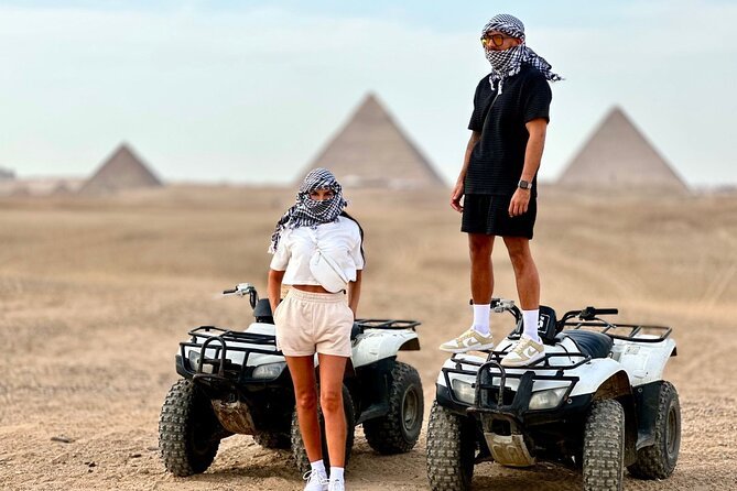 Atv Quad Bike Ride At Giza Pyramids